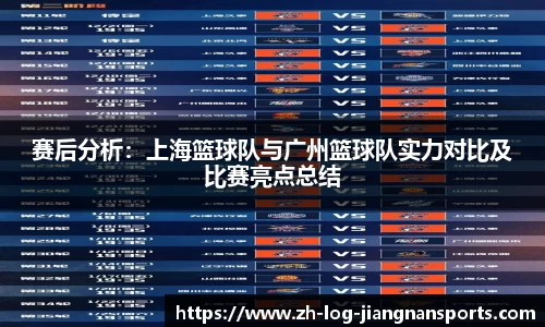 赛后分析：上海篮球队与广州篮球队实力对比及比赛亮点总结